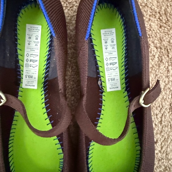 “Like new” Rothy's Brown Pointed Toe Flats Mary Jane - Picture 11 of 12